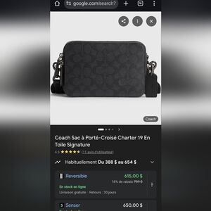 Coach Black Crossbody Bag